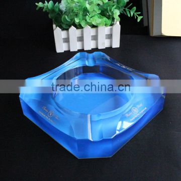 Custo, large crystal ashtrays for business and home use