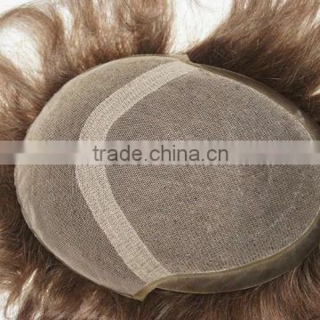 2016 hot sale new raw unprocessed men hair toupee