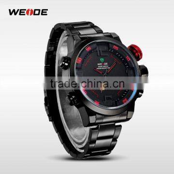 New 2014 WEIDE Best Selling Brand Watch Men Full Steel Watches LED Big Dial Watch Men Quartz Waterproof Military WH2309 photo-4