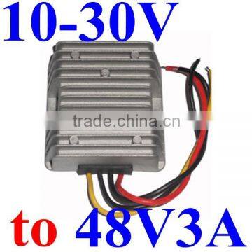 dc dc boost converter 10-30v 15V 16V 18V 19V 24v to 48v step up power voltage regulator 144W 3A for cars mornitor ,etc