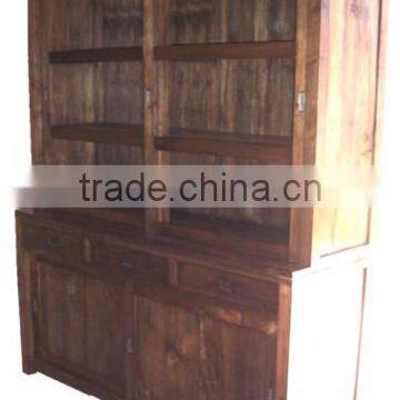 Lawyer Cabinet 4 Bevel Glass Doors