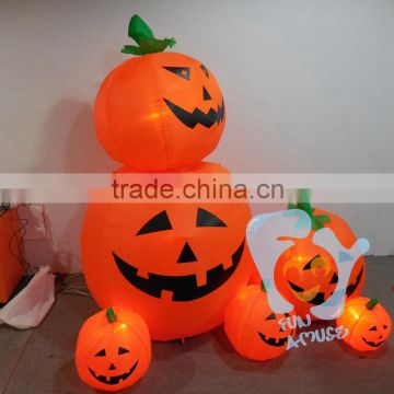 Lighted Inflatable Halloween Home Decoration Pumpkin