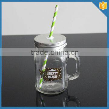 high quality transparent jar pump lid glass mason jar wholesale