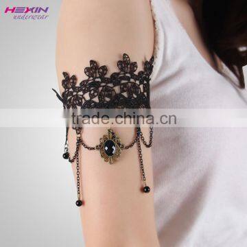 Gothic Lace Handmade Tassel Gothic Beads Drop Chain Bracelets