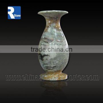 stone flower vas(garden stone vas,stone sculpture,carving stone)