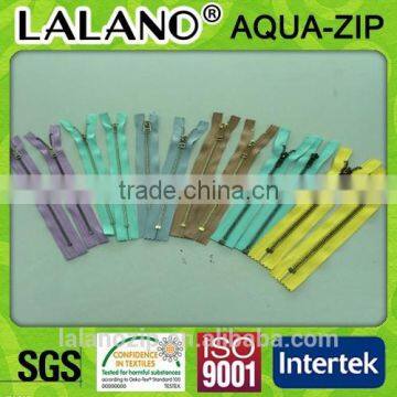2015 top quality of metal zipper for jeans and leather hangbag