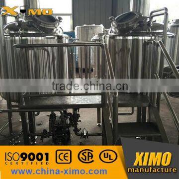 Mini beer brewery and Micro brewery equipment 800L 1000L 1500L 2000L