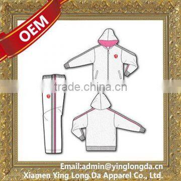 Bottom price hot sell custom tight fit track suit