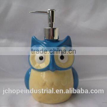 Owl Ceramic Lotion Pump