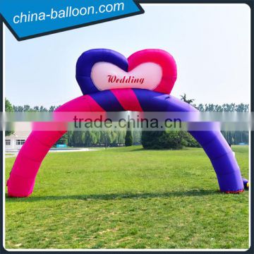 inflatable heart arch for wedding / customized inflatable arch balloon for special events