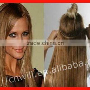 100% Human Remy Hair Clip In Extensions Indian Hair Extension