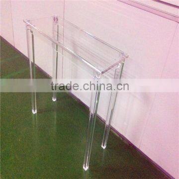 Clear acrylic name writing desk