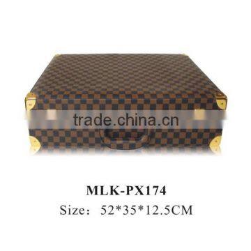 Short-distance Eminent Travel Vintage Leather Luggage Suitcase