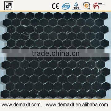 Hexagon Marble Mosaic with Waterjet
