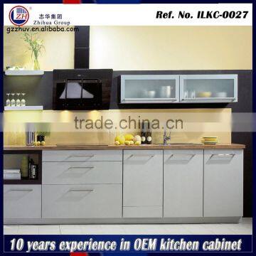 Modern high gloss kitchen cabinet laminated kitchen cabinet restaurant kitchen design