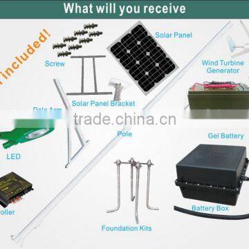Wholesale Price Die-Casting Aluminium Body Solar Power Street Light Wind photo-4
