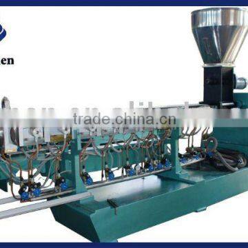 granulating machine with parallel twin screw extruder