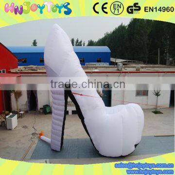 Advertising White Inflatable High-heel Shoes