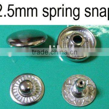 spring snap button, 12.5mm spring snap button