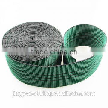 shenzhen Manufacturer high tenacity pp rubber elastic straps waterproof webbing