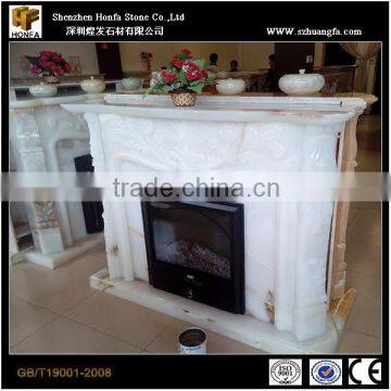 Large victorian marble fireplace for sale