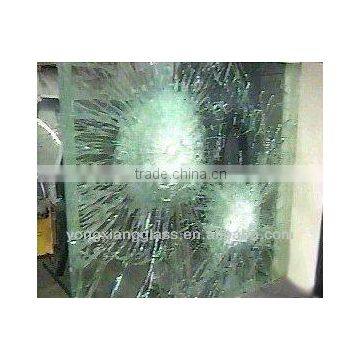 clear bullet-proof Laminated glass with 3C and ISO certificate