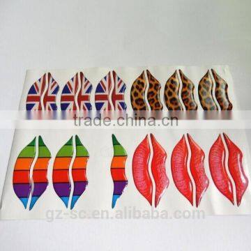 Hot selling make resin sticker in china factory GZSC-RS007