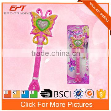 Light up toys led flashing fairy wand with music