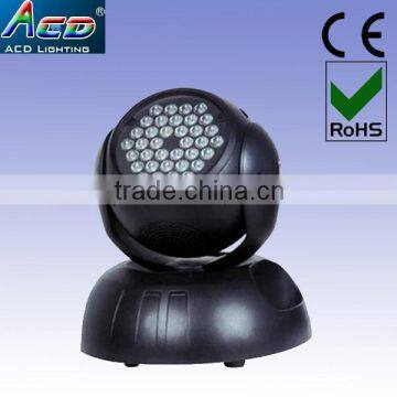 dmx led mini moving head stage light, 3w led moving head wash light, DJ led moving head light