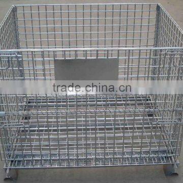 RH-C-E01 Heavy Duty Warehouse Storage Cage,Folding Steel Wire Mesh Cage photo-2