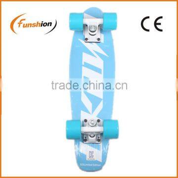 candy color 22" outdoor sport skateboard with Aluminum truck