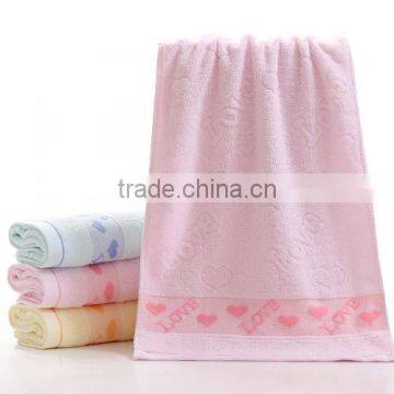 nice embroidered border microfiber face towel