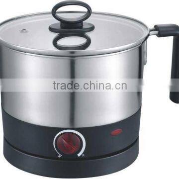 Thailand 1.2L 220V Electric Noodle Kettle Stainless Steel Electric Heating Cup Electric