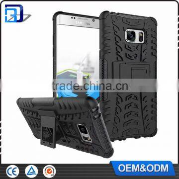 Hot ! Slim Heavy Duty Combo Armor Case For Samsung Galaxy Note 7 Hybrid TPU+PC Dual Layer Shockproof Stand Function