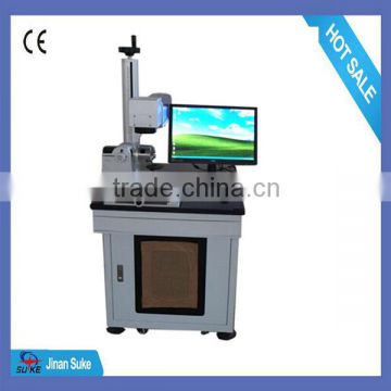 150x150mm 20w laser fiber marking machine with rotary attachment