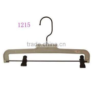 Clothes Hanger Maufacture Simple Plastic Flat Hanger For Pants