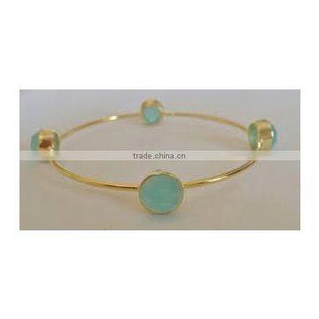 falak gems gold plating silver bangles