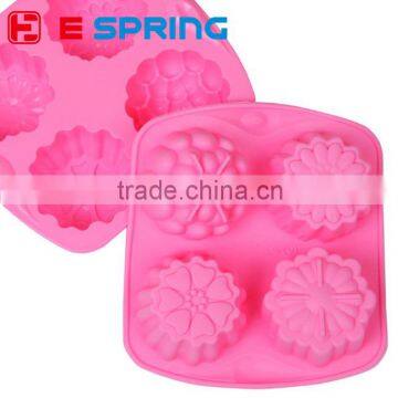 Flowers Shape Food Grade Silicone Molds Silicone Cake Mould