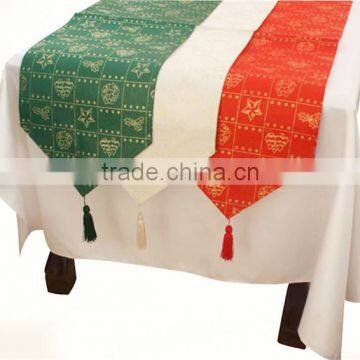 100% polyester christmas table runner home textile china products