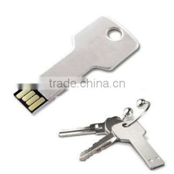 Key Shape Metal Casing USB Flash Key Pen Drive Memory Stick Gift ,bulk usb flash drive