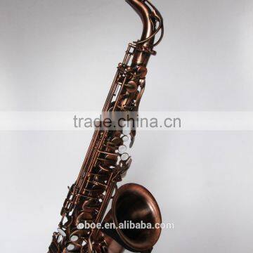Professional Woodwind Musical Instrument Alto Saxophone With Antique Surface Finish Wholesale photo-3