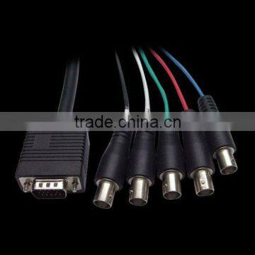 VGA Cable HDB 15 Male to BNC Female