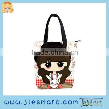 JIESMART cvanvas handbag custom printing small quantity