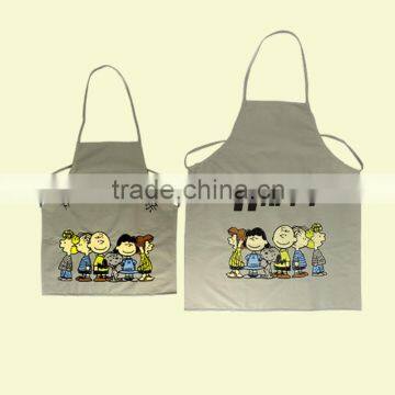 DIY printed waterproof waist painting art apron for adults and children