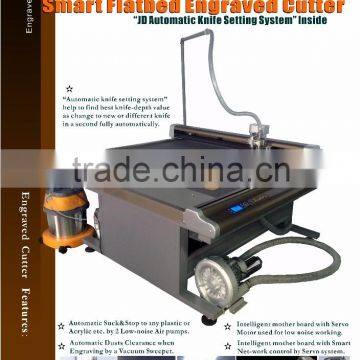 Engraved PVC Plastic Pattern Marker Cutting Machine photo-2
