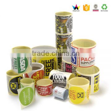 Custom container label sticker roll Wholesale