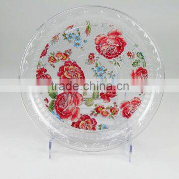 plastic pink tray