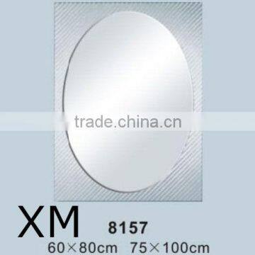 2015 newest carved sandblast smart mirror bathroom accessory design mirror decorative mirror