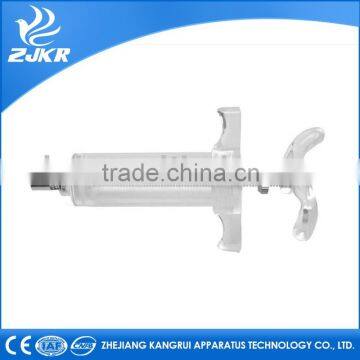 Certified Product Veterinary Animal Cure KD304 Plastic Steel Injector Syringe D-type