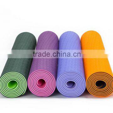 2016 New Arrival Waterproof Fashion Custom Printed Unique Eco Jute PVC Yoga Mat